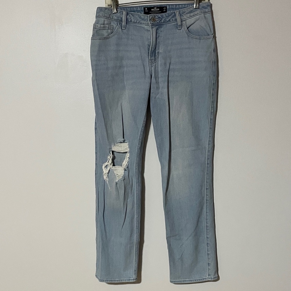 Hollister Light Blue Straight Leg Jeans